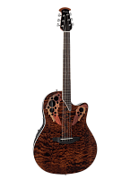 OVATION CE44P-TGE Celebrity Elite Plus Mid Cutaway Dark Tiger Eye