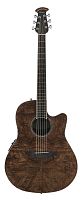 Ovation CS24P-NBM Celebrity Standard Plus Mid Cutaway Nutmeg Burled Maple